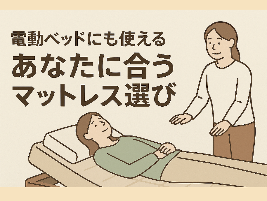 電動ベッド用マットレスはどう選ぶ?姿勢測定と体験で自分に合う一枚を見つける
